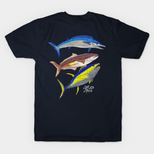 Deep Sea Triple for dark shirts T-Shirt